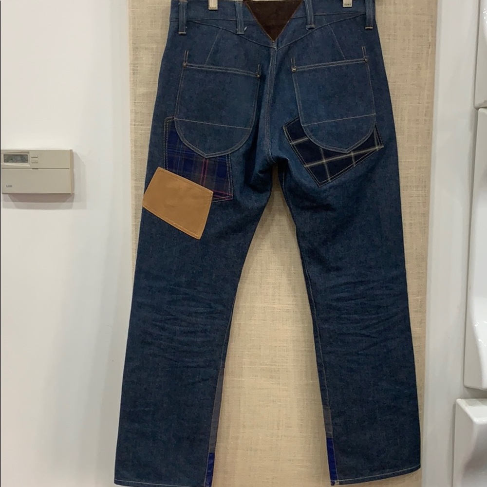 Worn Once Patchwork Jeans - image 8